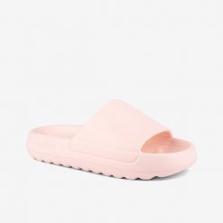 Klapki damskie Coqui. Czerwone klapki damskie Coqui, bez wzorów, z materiału, sportowe, bez obcasa, bez zapięcia. Za 136.99 zł.