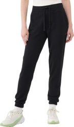 Spodnie damskie 4F CAS F1138 czarne 4FWMM00TTROF1138 20S XL. Czarne spodnie dresowe damskie 4F, bez wzorów, sportowe. Za 196.63 zł.