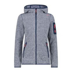 Bluza damska turystyczna CMP 3H19826. Białe bluzy damskie CMP, na zimę, l, bez wzorów, z materiału, bez ramiączek, z kapturem. Za 149.99 zł.