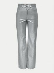 ONLY Jeansy Juicy 15331673 Srebrny Wide Leg. Szare jeansy damskie ONLY, bez wzorów, z bawełny. Za 159.99 zł.