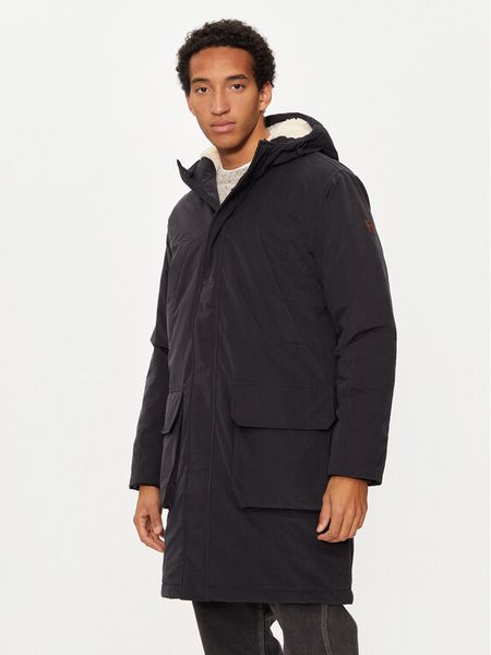 Wrangler Kurtka zimowa 112357423 Czarny Regular Fit. Czarne kurtki męskie Wrangler, na zimę, m, bez wzorów, z syntetyku, bez kaptura. Za 419.00 zł.