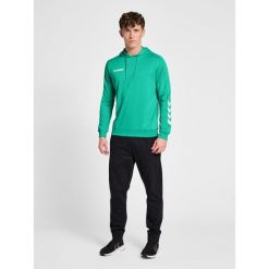 Bluza do piłki ręcznej męska Hummel hml PROMO Poly z kapturem. Zielone bluzy męskie Hummel, m, bez wzorów, sportowe, bez ramiączek, z kapturem. Za 157.00 zł.