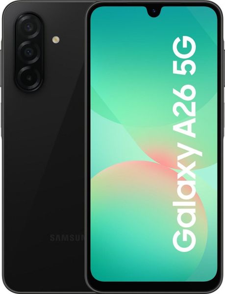 Smartfon Samsung Galaxy A26 5G 8/256GB Czarny (SM-A266BZKCEUB). Czarne smartfony SAMSUNG. Za 2,997.82 zł.