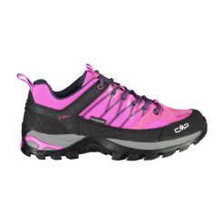 Damskie Niskie buty trekkingowe CMP Rigel waterproof. Czerwone obuwie trekkingowe damskie CMP, z meshu, bez zapięcia. Za 386.50 zł.