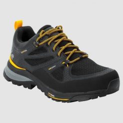 Buty trekkingowe męskie Jack Wolfskin Force Striker Texapore Low. Czarne buty zimowe męskie Jack Wolfskin, z materiału, bez zapięcia. Za 819.99 zł.