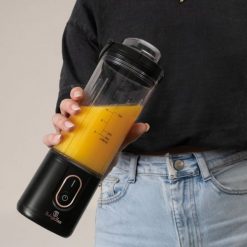 Blender kielichowy, bezprzewodowy 400 ml BerlingerHaus BH-9922 Black Rose. Czarne blendery Berlinger Haus. Za 141.90 zł.