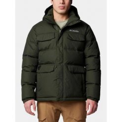 Kurtka Zimowa Męska Columbia Landroamer Puffer. Zielone kurtki męskie Columbia, na zimę, m, bez wzorów, sportowe, bez kaptura. Za 797.99 zł.