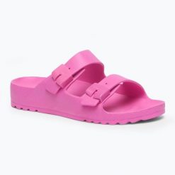 Klapki damskie Scholl Bahia Med. Czerwone klapki damskie Scholl, bez wzorów, sportowe, bez obcasa, bez zapięcia. Za 139.99 zł.