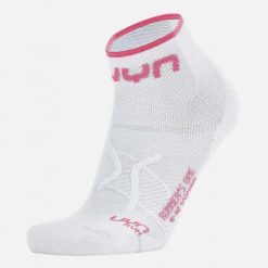 Skarpety do biegania damskie Uyn Runner's One Socks. Białe skarpetki damskie UYN, bez wzorów, z dzianiny. Za 79.99 zł.