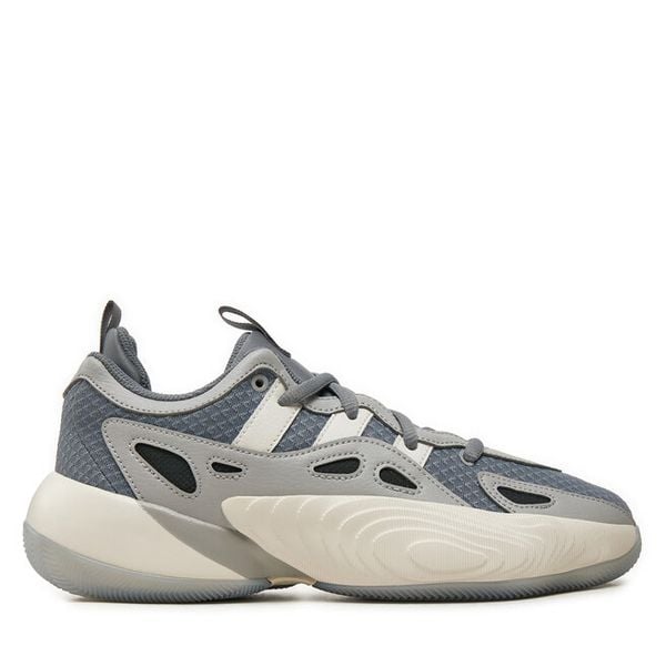 Buty do koszykówki adidas. Szare buty sportowe męskie Adidas, bez wzorów, bez zapięcia, do koszykówki. Za 279.99 zł.