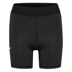 Krótkie legginsy damskie Hummel Bl Performance. Czarne bielizna sportowa damska Hummel, bez wzorów, z materiału. Za 164.50 zł.