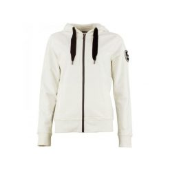 Damska bawełniana bluza rozpinana na całej długości Peak Mountain French Terry. Białe bluzy damskie Peak Mountain, bez wzorów, z bawełny, eleganckie, bez ramiączek, bez kaptura. W wyprzedaży za 192.00 zł.