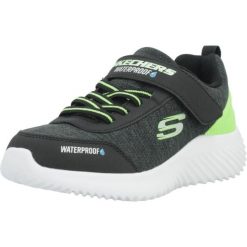 Buty SKECHERS BOUNDER-DRIPPER DROP Czarny. Czarne buty zimowe męskie Skechers, bez wzorów, z syntetyku, bez obcasa, bez zapięcia. Za 276.63 zł.