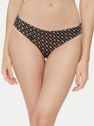 BOSS Dół od bikini Bb Monogram 50535285 Czarny Regular Fit. Czarne bikini Boss, bez wzorów, z syntetyku. Za 179.99 zł.