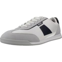 Buty HUGO BOSS NITAN LOWP NYMN Biały. Białe buty zimowe męskie Hugo Boss, bez wzorów, z syntetyku, bez obcasa, bez zapięcia. Za 605.99 zł.
