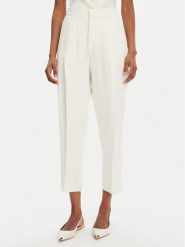 Elisabetta Franchi Spodnie materiałowe PA-094-52E2-V450 Écru Regular Fit. Spodnie materiałowe damskie Elisabetta Franchi, bez wzorów, z materiału. Za 1,159.00 zł.