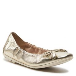 Baleriny Tamaris. Żółte balerinki damskie Tamaris, bez wzorów, bez obcasa, bez zapięcia. Za 239.99 zł.