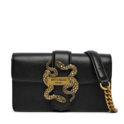Torebka Just Cavalli. Czarne torebki do ręki damskie Just Cavalli, bez wzorów, bez dodatków. Za 519.99 zł.