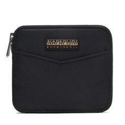 Portfel Napapijri. Czarne portfele męskie Napapijri, bez wzorów. Za 199.99 zł.