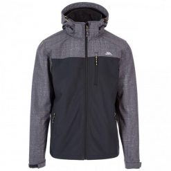 Kurtka Softshell Męska Abbott. Szare kurtki męskie Trespass, l, bez wzorów, z softshellu, sportowe, bez kaptura. Za 321.99 zł.