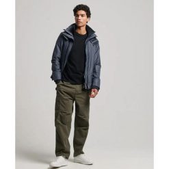 Kurtka wodoodporna z kapturem Superdry Pop Arctic SD-Windcheater. Niebieskie kurtki męskie Superdry, m, bez wzorów, z kapturem. Za 347.60 zł.