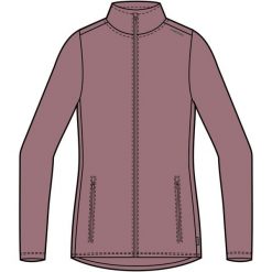 Bluza techniczna damska Viking Tesero Lady, polar. Czerwone bluzy damskie Viking, l, bez wzorów, z materiału, bez ramiączek, bez kaptura. Za 119.00 zł.