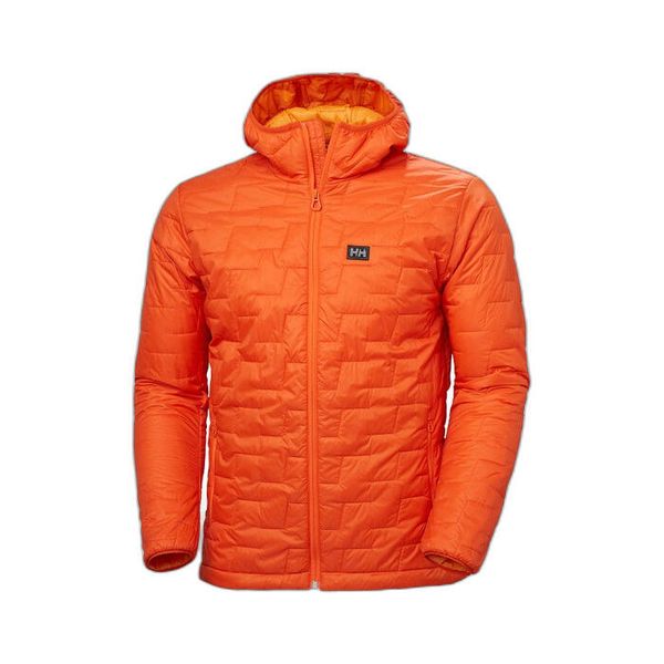 Izolowana kurtka z kapturem Helly Hansen Lifaloft. Brązowe kurtki sportowe męskie Helly Hansen, m, bez wzorów, z kapturem, narciarskie. Za 922.00 zł.