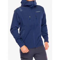 Kurtka z membraną La Sportiva Helixir Shell Jacket. Niebieskie kurtki męskie La Sportiva, m, bez wzorów, bez kaptura. Za 1,319.99 zł.