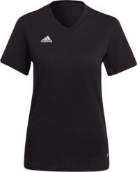 Adidas Koszulka adidas Entrada 22 Tee W HC0438. Bluzki damskie Adidas, bez wzorów, bez kołnierzyka, bez ramiączek. Za 79.09 zł.