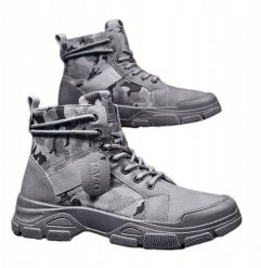 Buty TREKKINGOWE TAKTYCZNE WOJSKOWE MILITARNE Wodoodporne CAŁOROCZNE r.42. Trekkingi męskie ITIMPORT, bez zapięcia. Za 242.05 zł.