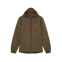Kurtka wodoodporna z kapturem i suwakiem Lyle & Scott. Zielone kurtki męskie LYLE AND SCOTT, na jesień, l, bez wzorów, eleganckie, z kapturem. Za 494.25 zł.