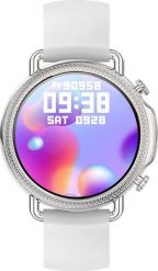 Smartwatch Rubicon RNBE74 Biały. Białe zegarki smartwatch Rubicon, bez wzorów. Za 189.00 zł.