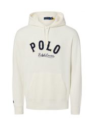 Polo Ralph Lauren Męski sweter z kapturem Mężczyźni Bawełna biały jednolity, L. Białe swetry męskie Polo Ralph Lauren, l, bez wzorów, z bawełny, bez kołnierzyka, bez ramiączek. Za 949.95 zł.