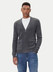 Guess Kardigan M5BR10 Z0432 Szary Regular Fit. Szare swetry męskie Guess, m, z aplikacjami, z syntetyku, bez kołnierzyka, bez ramiączek. Za 449.99 zł.