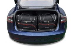 Torby Do Bagażnika Tesla Model 3 Ev 2017-2023 5Szt Kjust. Czarne torby podróżne damskie KJUST, bez wzorów, z kauczuku. Za 1,447.00 zł.