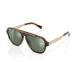 Okulary przeciwsłoneczne aviator (pilotki) Siroko Flier Green Tortoise. Zielone okulary przeciwsłoneczne damskie SIROKO. Za 303.00 zł.
