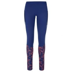 Damskie legginsy do biegania Kilpi RUNNER-W. Niebieskie legginsy damskie Kilpi, bez wzorów. Za 179.35 zł.