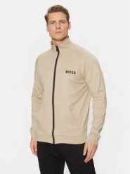 BOSS Bluza Authentic 50535823 Beżowy Regular Fit. Brązowe bluzy męskie Boss, m, bez wzorów, z bawełny, bez ramiączek, bez kaptura. Za 269.99 zł.