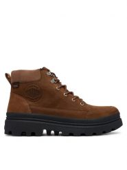 Palladium Trapery Troopercuff Wp+ 09545-248-M Brązowy. Brązowe buty zimowe męskie Palladium, bez wzorów, z nubiku, bez obcasa, bez zapięcia. Za 769.99 zł.