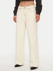 Lee Jeansy Carpenter 112355552 Écru Loose Fit. Jeansy damskie Lee, bez wzorów, z bawełny. Za 249.99 zł.