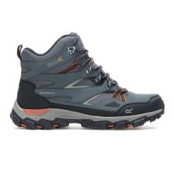 Buty trekkingowe Regatta Holcombe III. Niebieskie trekkingi męskie Regatta, z materiału, bez zapięcia. Za 298.50 zł.