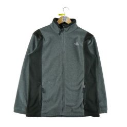 Second life - The North Face polar męska kurtka - Stan dobry. Szare kurtki męskie The North Face, l, bez wzorów, z materiału, klasyczne, bez kaptura. Za 106.46 zł.