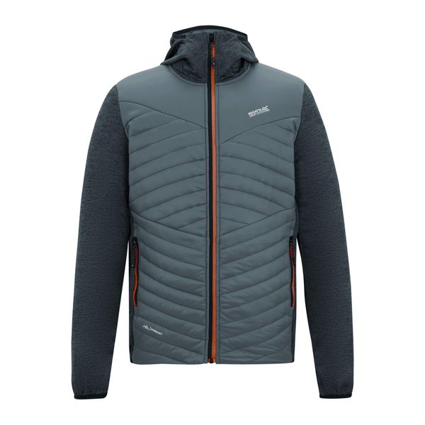 Męska Kurtka Hybrydowa Andreson Marl. Szare kurtki męskie Regatta, m, bez wzorów, z materiału, z kapturem. Za 213.99 zł.