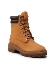 Timberland Trapery Cortina Valley 6in Bt Wp TB0A5N9S231 Brązowy. Brązowe trapery damskie Timberland, z nubiku, bez zapięcia. Za 929.99 zł.