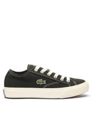 Lacoste Tenisówki Backourt 747CFA0006 Czarny. Czarne trampki i tenisówki damskie Lacoste, bez wzorów, z materiału, bez zapięcia. Za 259.99 zł.