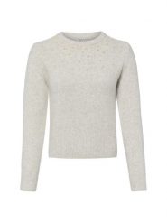 Marie Lund Sweter z domieszką wełny Kobiety szary, XL. Szare swetry nierozpinane damskie Marie Lund, xl, bez wzorów, z wełny, bez kołnierzyka, bez ramiączek. Za 129.95 zł.