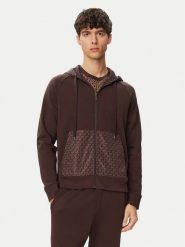MICHAEL Michael Kors Bluza CF552Q55MF Brązowy ciemny Regular Fit. Brązowe bluzy męskie MICHAEL Michael Kors, l, bez wzorów, z bawełny, bez ramiączek, bez kaptura. Za 879.99 zł.