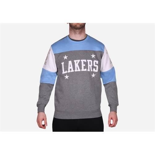 Bluzy sportowa męska Mitchell & Ness Minneapolis Lakers. Szare bluzy sportowe męskie Mitchell & Ness, m, bez wzorów, bez kaptura. Za 515.00 zł.