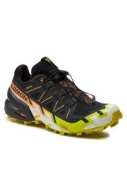 Salomon Buty do biegania Speedcross 6 Gore-Tex L47465400 Czarny. Czarne buty sportowe męskie Salomon, bez wzorów, z gore-texu, bez zapięcia, do biegania, gore-tex. Za 619.99 zł.