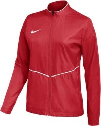 Nike Kurtka damska Nike Park 26 Rain czerwona HM7267 657 XS. Czerwone kurtki sportowe damskie Nike, xs, bez wzorów, bez ramiączek, bez kaptura. Za 148.99 zł.